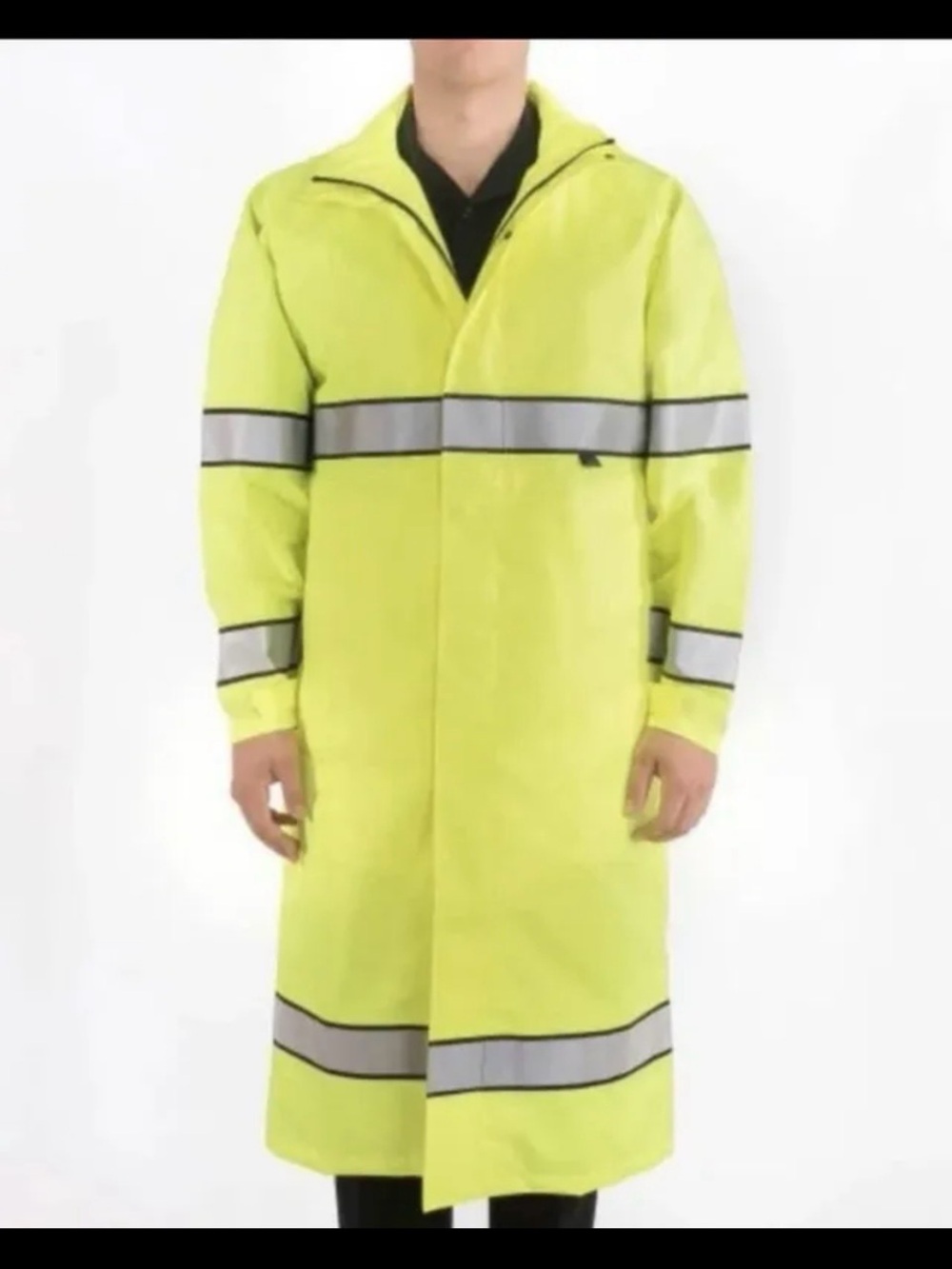 NWT Small Blauer Hi-Vis All Purpose Detail Raincoat 26976 ANSI